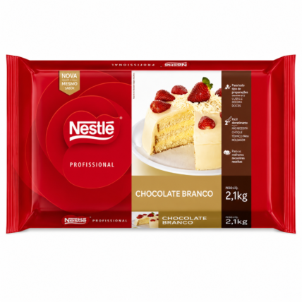 Chocolate em Barra Branco Nestlé 2,1kg