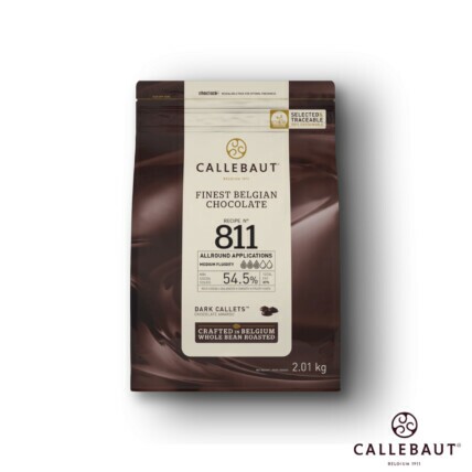 Chocolate Belga Amargo em Callets 54,5% Callebaut 2,01kg Nº811