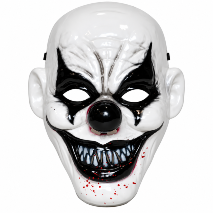 Máscara Palhaço Raven Halloween Cromus 1 Unidade para Fantasia Chocolandia