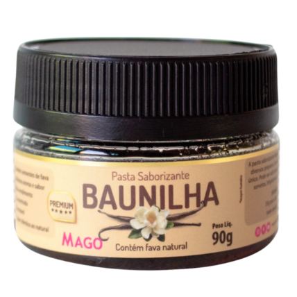 Pasta Saborizante Baunilha 90g Mago para Confeitaria Chocolandia