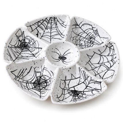 Petisqueira Halloween Teia de Aranha Cromus 30cm C/1 Un Chocolandia