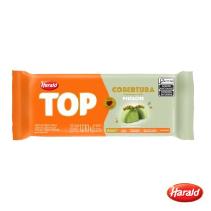 Cobertura em Barra Top Sabor Pistache 1,01kg – Sabor Gourmet para Confeitaria | Chocolândia