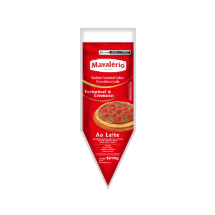 Recheio Forneável Mavalério Chocolate ao Leite 1,01 kg – Sabor Intenso e Rendimento Profissional | Chocolândia