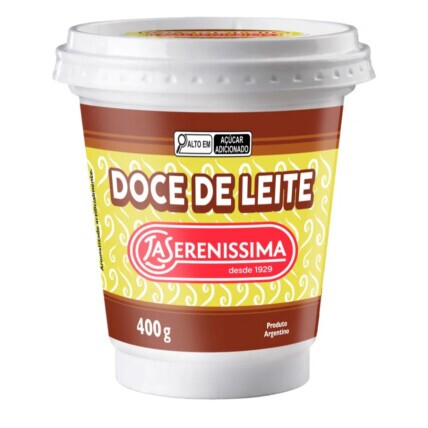 Doce de Leite Tradicional La Serenísima 400 g – Sabor Autêntico para Confeitaria | Chocolândia