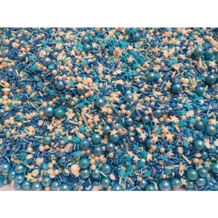 Confeito de Açúcar Sprinkles Sonho Azul Abelha Confeiteira 60g
