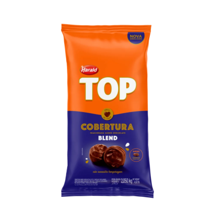 Cobertura de Chocolate Blend em Gotas Fracionada Top 2,05kg