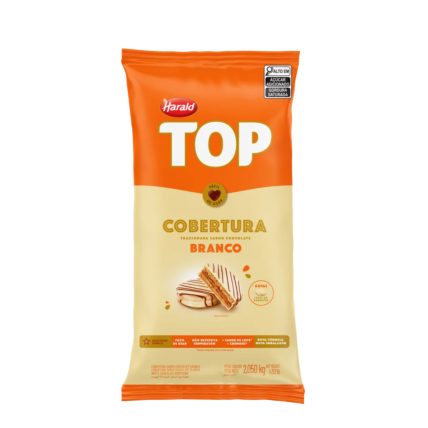 Cobertura de Chocolate Branco em Gotas Fracionada Top 2,05kg