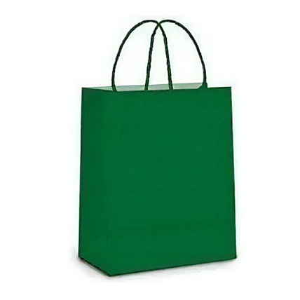 Sacola Verde Vinco Pp (21x15x8)10un